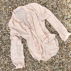 Pale Rose peach ballerina 🩰 blouse top S
